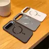 Compatible con Funda Magnética para Teléfono Google Pixel 11ProXL Google 10A Marco Metálico para Lente Funda Protectora de Cuero