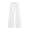 Venta al por mayor de ropa europea y americana transfronteriza de Aliexpress, primavera 2025, nuevo estilo: chaqueta cruzada con ribete y pantalón informal.