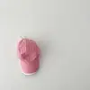 Sombreros Coreanos para Niños Qiu Nan Estilo Nuevo Ins Simple Letra Visera Protección Solar Gorra de Béisbol para Bebé Gorra de Béisbol de Secado Rápido