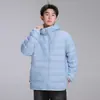 Múltiples imágenes 90% plumón de pato blanco Chaqueta de invierno 2026 para hombre chaqueta acolchada para exteriores con capucha ligera para pareja