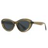 2534 Gafas de Sol de Gama Alta Estilo Ojo de Gato Retro Color Carey para Mujer Moda Estilo Coreano Gafas de Calle de Moda Gafas Sencillas Populares