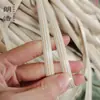 Ronda cuero sintético mimbre PE tiras de mimbre tejido a mano maceta DIY plano mimbre plástico tejido silla de exterior para ocio botella de aceite