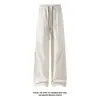 Estilo Nuevo Otoño 2026 Pantalones Blancos de Pierna Recta con Remaches Estilo Paracaidista M-5XL HK26838-Especial P26