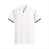 Camisa Polo Intercolor de Manga Corta de 200g con Cuello de Solapa, Ropa de Trabajo Hecha a Medida para Verano, Camisa Cultural Publicitaria Corporativa con Estampado Personalizado