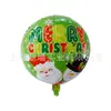 Nuevos globos de pie grandes y mini navideños transfronterizos en forma de muñecos de nieve, Papá Noel y árboles de Navidad para decoraciones de fiesta