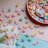 Nuevos Accesorios de Resina Transparente para Paletas de Hielo Material para Pegamento de Crema DIY Decoración para Tocados Fresa Cono de Maíz