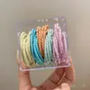 Faixa de cabelo de corda de borracha com elástico para cabeça feminina, rabo de cavalo alto, capa de couro, alta elasticidade, adulto, durável, forte, simples