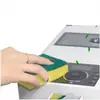 Esponja de Limpeza para Cozinha, Pano de Lavar Louça de Alta Densidade, Pano de Lavar Louça Doméstico, Pano Removedor de Manchas