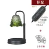 Lámpara Moderna Minimalista para Dormitorio Lámpara Retro para Derretir Cera Luz de Noche Lámpara de Aromaterapia para Habitación Lámpara de Mesa Telescópica Ajustable Lámpara Decorativa para Derretir Cera