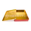 Lata de Metal para Empaque de Regalo Personalización Caja de Almacenamiento Rectangular Grande de Hojalata Lata Rectangular de Fondo Redondo de Hojalata