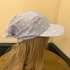 Estilo Japonés Estilo Coreano Moda Combinación Perfecta Cuadros Fresco Cintas Gorra Verano Mujer Protección Solar y Sombrilla Gorra Fotografía Combinación Perfecta