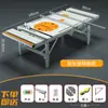 Banco de trabajo multifuncional para carpintería, Sierra de mesa portátil, Mesa de trabajo pequeña ajustable, Mesa de sierra plegable para carpintería