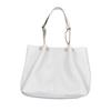 Bolso de mujer portátil de gran capacidad con cadena de moda para ir al trabajo, versátil, nuevo verano 2023, bolso tote texturizado para hombro y axila