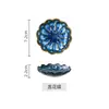 Nuevo Juego de Cuenco y Plato de Cerámica de Lujo Estilo Japonés para el Hogar, Diseño Creativo a Alta Temperatura para Uso Doméstico 8 pulgadas 5 pulgadas