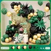 Cadeia de Balões Vermelho, Preto e Dourado Quente de Vendas Transfronteiriças Amazon para Decoração de Aniversário, Formatura e Celebrações de Casamento
