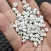 Botón de Jade Turquesa Blanco Imitación Cuentas de Ábaco Cuentas Sueltas de Jade Imitación Cuentas Espaciadoras Blancas Pulsera Collar Accesorios de Joyería Cuentas