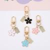 Llavero de Flor Multicolor de Metal Estilo Ins Coreano Margarita airpods Audífonos Bluetooth Estuche Protector Accesorios Colgante