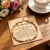 Pulseira Onda de Pedra Natural de 4mm Novo Produto Transfronteiriço da Amazon, Pulseira Ajustável com Fecho Lagosta e Pingente Onda Feminino