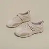 Otoño 2026 Nuevo Modelo Velcro Versátil Casual Zapatos Blancos de Suela Gruesa para Mujer Tenis Cómodos de Suela Suave para Estudiantes