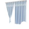 Cortinas Opacas sin Taladro para Dormitorio, Casa de Alquiler, Dormitorio, Tela Gruesa de Doble Capa para Ventanas Salientes, Cortinas Hechas