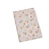Tela de algodón con estampado digital de oso de postre y flores, ideal para ropa de mujer, vestidos, pantalones cortos tipo mosquito y pijamas infantiles. Manualidades.
