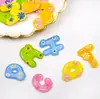 Etiquetas Bordadas por Computadora Venta Caliente Transfronteriza Parches Bordados de Letras Inglesas Coloridos Accesorios para Ropa Parches de Tela Bordada