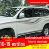 Adequado para 10-20 adesivos de carro Toyota Bully Prado Adesivos decorativos criativos Adesivos de flores de carro pintados