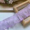 5cm Borde de Organza Fino Encaje de Alta Calidad Adorno Cuello Dobladillo para Faldas Hecho a Mano DIY Accesorios para Ropa