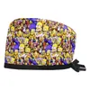 Salón de Belleza Gorro de Operación Masculino Corbata Quirófano Dental Gorro de Quimioterapia Cuidado Médico de Algodón Femenino Gorro de Enfermera Baotou