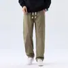 Mk8829 Calças de Caminhada ao Ar Livre Novas para Primavera e Outono Calças Retas Largas Casuais Estilo High Street Americano Jovem