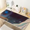 Mouse pad superdimensionado bonito tema teclado aumento grossa borda de bloqueio atacado grande mesa de escritório pad uma geração de cabelo