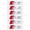 Aplicable a Audi S3 S4 S5 S6 S7 S8 logotipo deportivo serie S desplazamiento modificado etiqueta de galvanoplastia del logotipo trasero