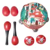 Set de Instrumentos Musicales Orff Set de 13 Piezas Juguete de Instrumento de Percusión Musical para Educación Temprana Infantil Material Didáctico para Jardín de Infantes Rojo