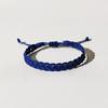 Nueva pulsera de mano tejida a mano de playa multicolor, pulsera para pareja para estudiantes de campus, hombres y mujeres, pulsera impermeable de cuerda encerada en stock