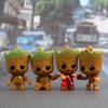 4 Pequeno Fresco e Super Fofo Little Tree Man Doll Hand-held Estilo Coreano Ornamentos de Carro Decoração de Interiores de Carro Boneca