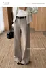 T-PLATFORM 2026 Outono Novo Jeans Hot Girl de Cintura Alta para Mulheres, Estilo Coreano, Comprimento Total, Emagrecedor, Calça Levemente Flare 58025