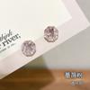 Aretes Huazi para Mujer, Clavos Sencillos y Personalizados de Hueso de Oreja de Nicho, Aretes de Tornillo de Zirconia, Clavos Cocleares Brillantes para Hombre al por Mayor