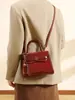 Bolsa de Boda, Bolso de Novia para Mujer, Se Puede Usar para el Uso Diario, Bolso Estilo Kelly, Bolso de Mano de Nicho, Bolso Rojo Nuevo 2025, Regalo de Boda