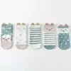 Calcetines de dibujos animados nuevos de primavera y verano para mujer, calcetines náuticos de estilo académico, calcetines invisibles de boca baja, calcetines de comercio exterior japoneses