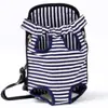 Suministros para Mascotas Mochila Portátil Transpirable para Salir Mochila para Perro Sin Carga Gato Bolso de Cuatro Patas Bolso de Pecho de Lona