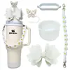 Botella de Agua Térmica Stanley Tapón Antipolvo Taza con Popote Tapa de Taza Correa de Mano Cordón para Botella de Agua Múltiples Estilos Versátiles Set