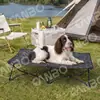Cama Plegable para Perros de Camping Lista para Usar Transfronteriza, Cama Elevada a Prueba de Humedad de Doble Capa para Mascotas para Perros Medianos y Grandes
