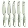 Cuchillo para fruta de acero inoxidable, pelador de frutas, mini cuchillo para fruta creativo de cocina para el hogar, cuchillo pelador, cuchillo desechable para barbacoa