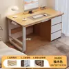 Escritorio de Computadora de Escritorio Estudio Oficina Minimalista Mesa de Estudio Escritorio de Escritura con Cajón Mesa Estación de Trabajo para el Hogar