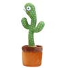Juguete de cactus que aprende a hablar, puede bailar, girar, cantar, grabar, luz, muñeca giratoria, regalo de cumpleaños para bebé