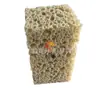 Directo de fábrica Bola de baño de algodón de algas esponja limpiadora de agujeros de panal exfoliante Baño con forma de hemisferio de palma