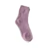 Meias de Cano Médio com Forro de Lã Extra Grossa de Inverno para Mulheres, Meias Quentes de Cano Médio para Outono e Inverno, Atacado de Zhuji