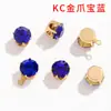 Joyería diy circonita sintética artificial garra hebilla de diamante accesorios accesorios para horquillas material de lazo hecho en casa