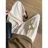 Pantalones de Trabajo Finos de Verano Acortados con Cintura Elástica, Pantalones Casuales Frescos para Mujer, Pantalones Casuales Sueltos tipo Papá Primavera/Verano 2026