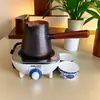 Olla Gruesa de Cobre Justo Olla de Cobre Puro Hecha a Mano Tetera de Cobre del Noroeste Estufa de Té Tetera de Gansu Calentador de Agua Eléctrico